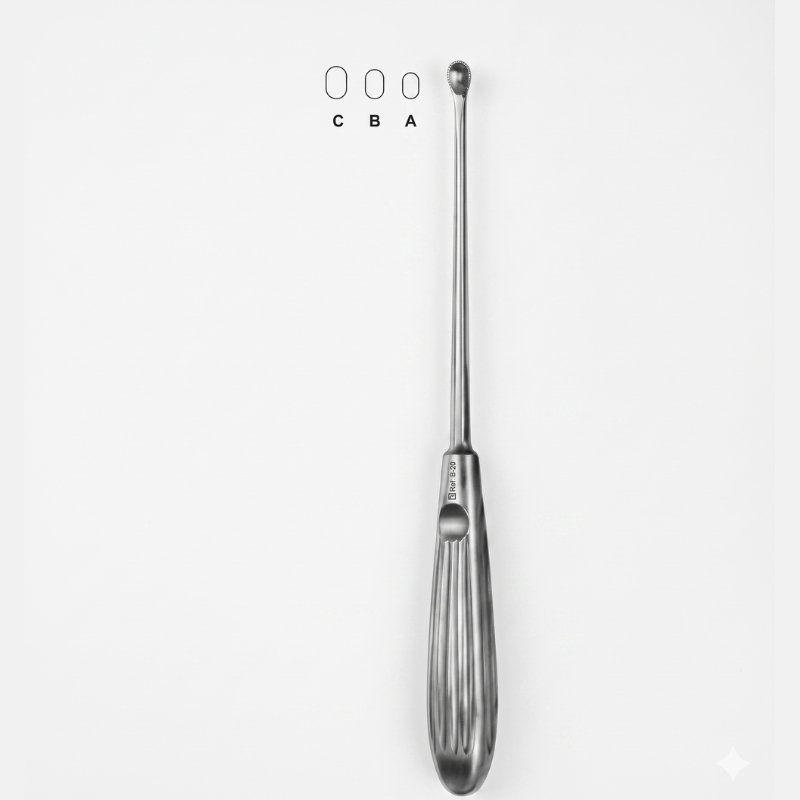 Modern Metal Bone Curette Modern Metal Bone Curette